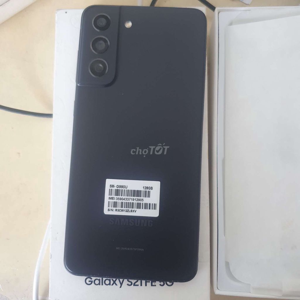 Samsung Galaxy S21 FE 5G 128GB Đen. Mua bán Điện thoại tại Quận 12 Tp Hồ Chí Minh được đăng bởi Babyshoppb hình 1