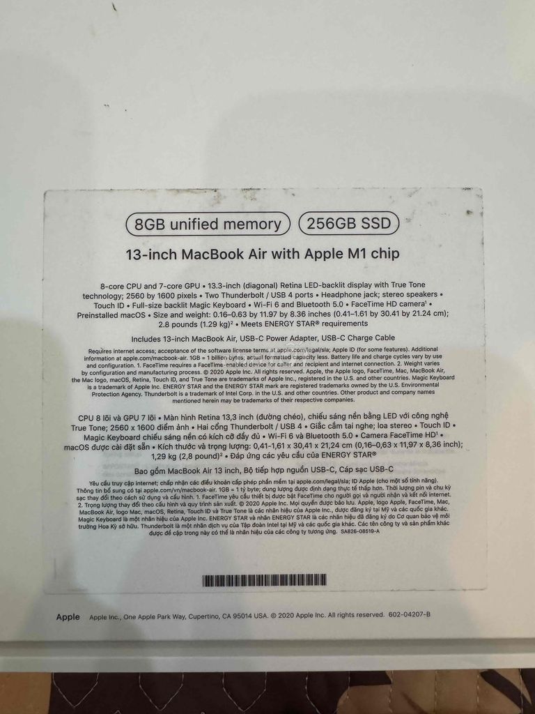 MacBook M1 2024 mới đập hộp cần nhượng lại GIÁ RẺ
