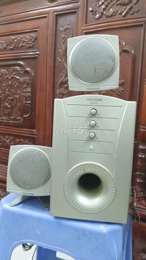 Loa vi tính Microlab M-500 Xám. Mua bán Tivi, Âm thanh tại Quận Long Biên Hà Nội được đăng bởi CỬA HÀNG ĐIỆN TỬ TÂN KIM PHÁT LỘC hình 1