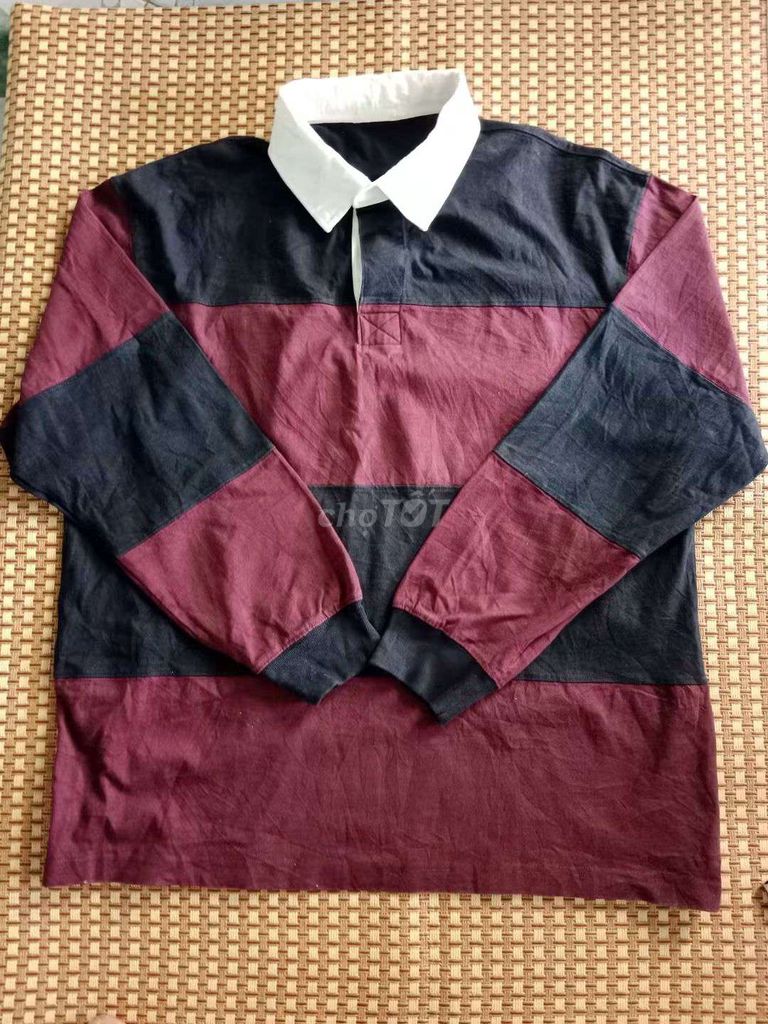 Áo polo dài tay GU Polyester Đen, Đỏ đô Đã sử dụng. Mua bán Quần áo tại Huyện Tuy Phong Bình Thuận được đăng bởi Hải Trần hình 1