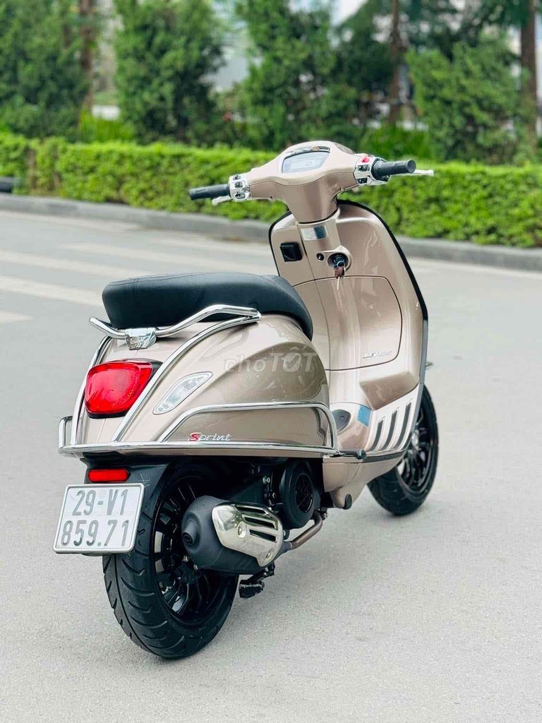 VESPA SPRINT TFT 125 2023 NÂU ĐỒNG CAO CẤP NEW 99%