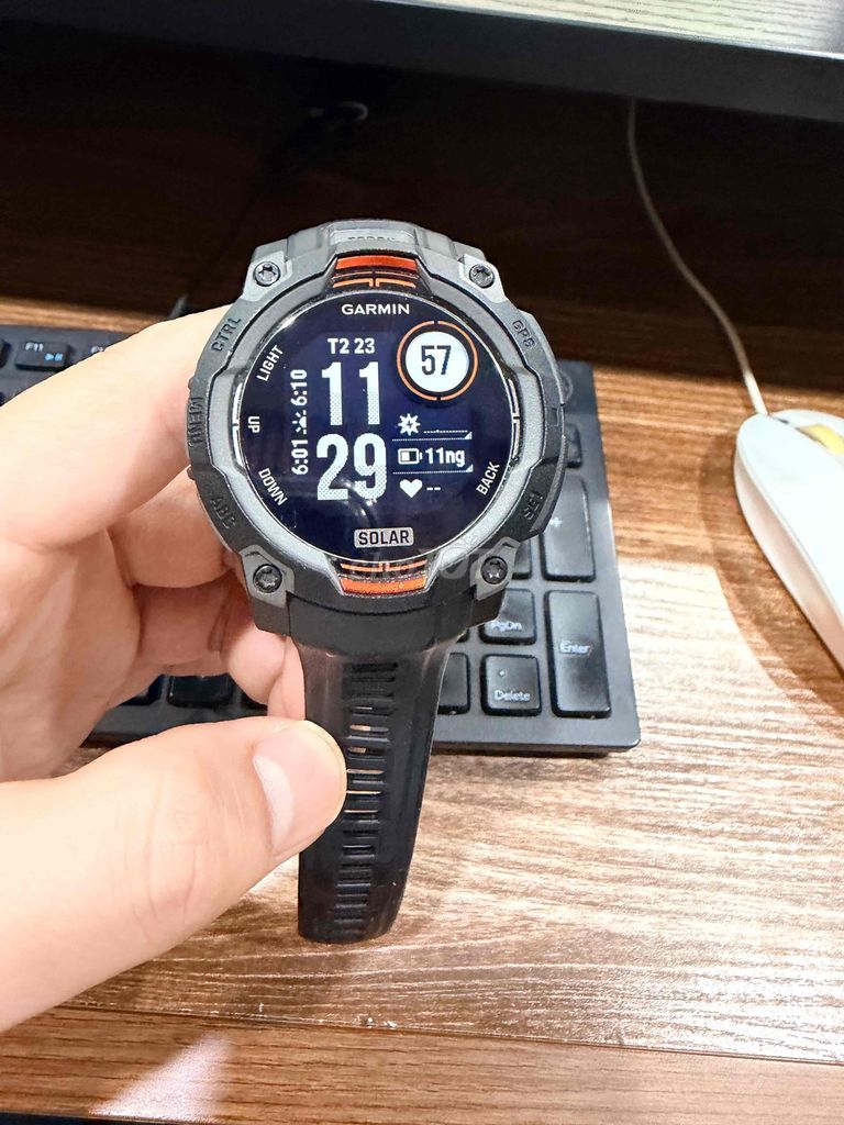 Garmin Instinct 3 Solar Đen. Mua bán Thiết bị đeo thông minh tại Quận Đống Đa Hà Nội được đăng bởi Vũ Mỹ hình 1