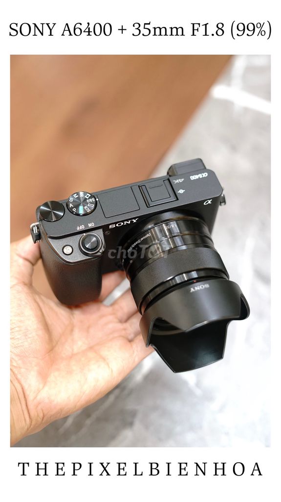 Máy ảnh Sony A6400 lens SEL 35MM F1.8 (99%). Mua bán Máy ảnh, Máy quay tại Thành phố Biên Hòa Đồng Nai được đăng bởi The Pixel Biên Hoà hình 1