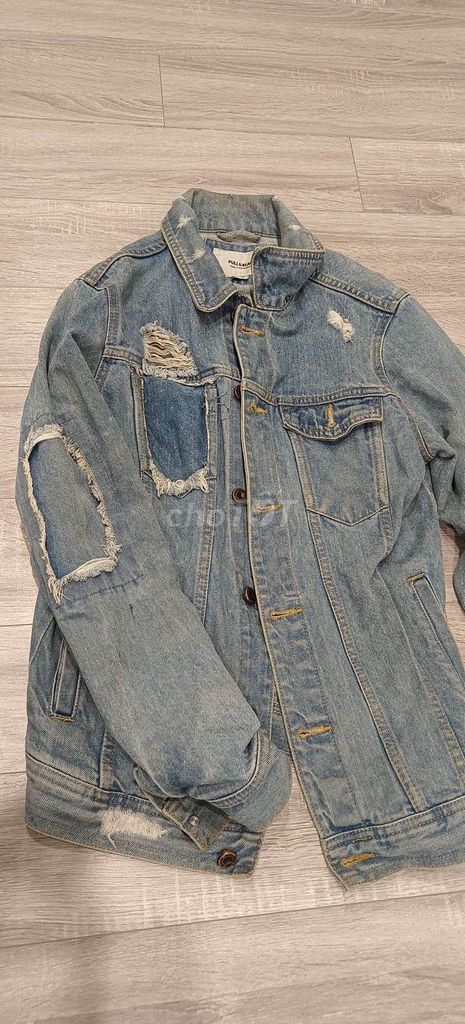 Áo khoác Pull and Bear Jean Nam. Mua bán Quần áo tại Huyện Gia Lâm Hà Nội được đăng bởi Bảo Nhi hình 1