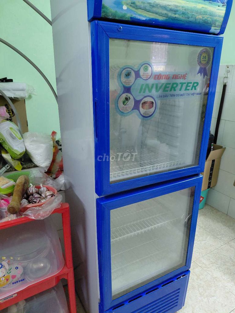 Tủ đông Inverter Xanh trắng. Mua bán Tủ lạnh tại Quận 6 Tp Hồ Chí Minh được đăng bởi son hình 1