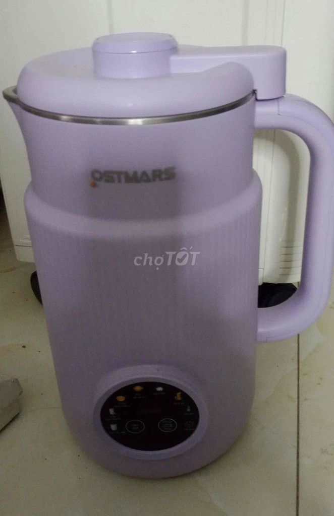 Máy làm sữa hạt OSTMARS 1.5L Tím như mới tinh. Mua bán Bếp, lò, đồ điện nhà bếp tại Quận Nam Từ Liêm Hà Nội được đăng bởi  Quốc Ngọc  hình 1