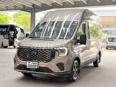 🚘 Высокий потолок Ford Transit Premium 2025 года в белом цвете