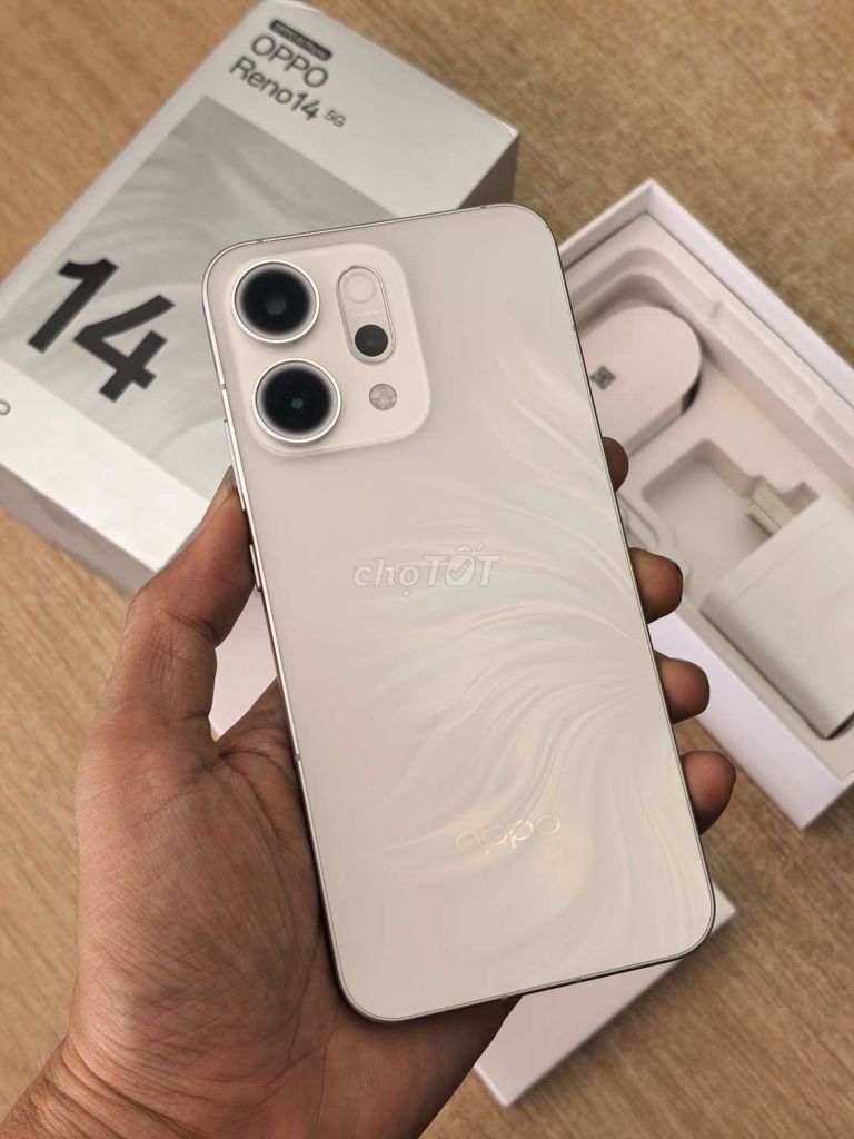 Oppo Reno14 5G Trắng 256GB 12GB. Mua bán Điện thoại tại Quận Hải Châu Đà Nẵng được đăng bởi Dphone Store ll Điện thoại và Phụ kiện giá rẻ hình 1