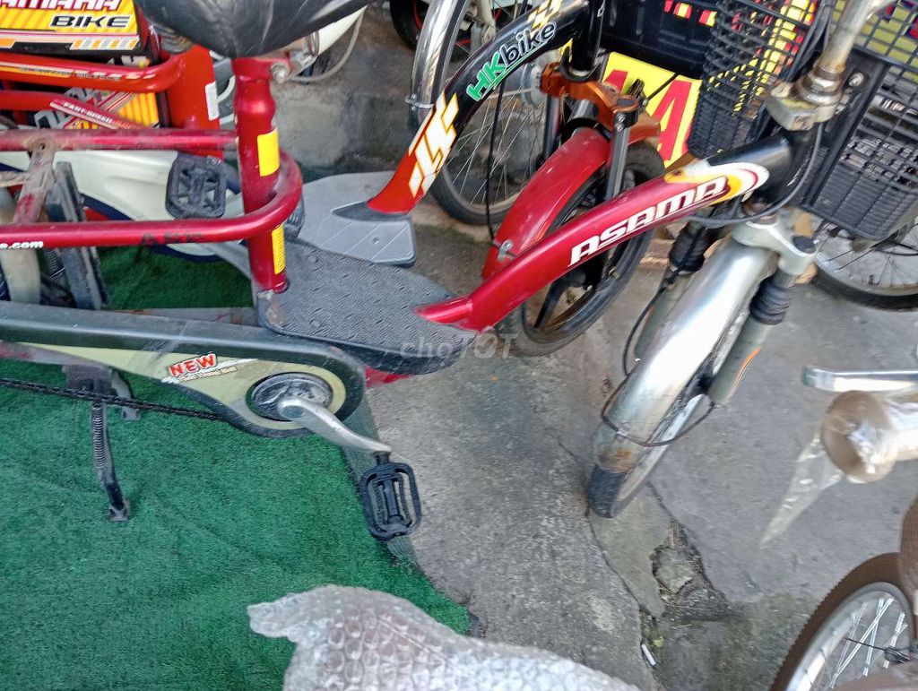 Xe đạp điện ASAMA màu Đỏ. Mua bán Xe điện tại Quận Tân Phú Tp Hồ Chí Minh được đăng bởi Phạm đình Tuấn hình 1
