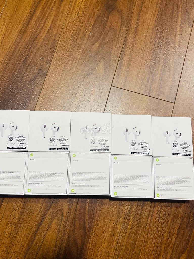Tai nghe Bluetooth Apple AirPods 4 Trắng. Mua bán Tivi, Âm thanh tại Quận Bình Tân Tp Hồ Chí Minh được đăng bởi Phan Minh Phong hình 1