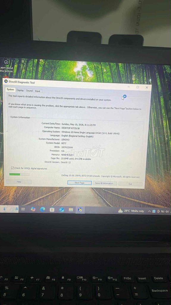 Laptop Lenovo Ideapad 110 màn 15.6 inch dùng tốt. Mua bán Laptop tại Quận Tân Phú Tp Hồ Chí Minh được đăng bởi Tu Nguyen hình 1
