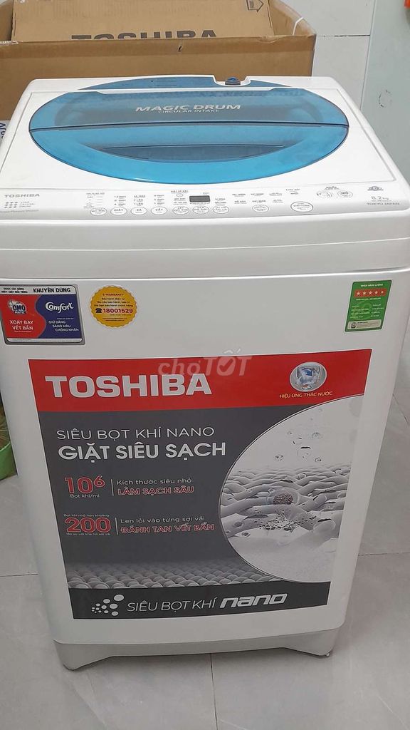 Máy giặt Toshiba 8.2kg Lồng đứng. Mua bán Máy giặt tại Thành phố Thuận An Bình Dương được đăng bởi Điện máy Điện lạnh Ngọc Hà hình 1