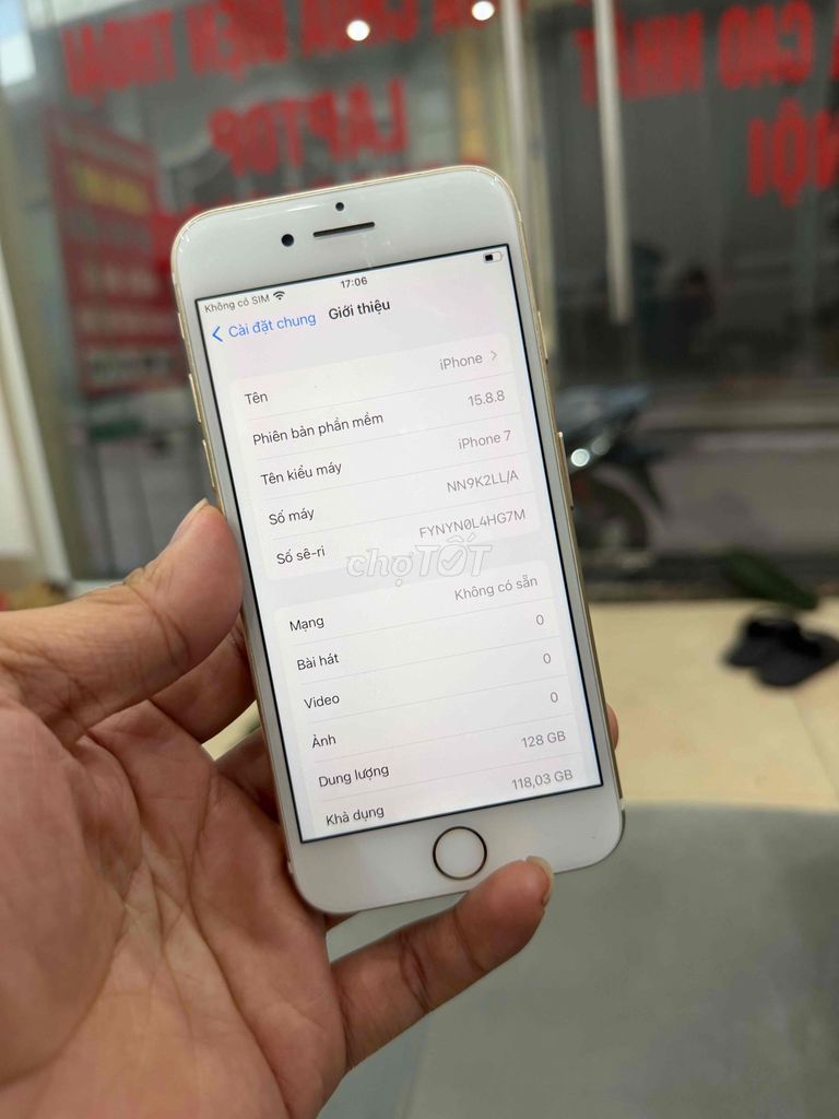 Apple iPhone 7G 128GB Vàng 85%. Mua bán Điện thoại tại Quận Đống Đa Hà Nội được đăng bởi Ng Hoang Anh hình 1