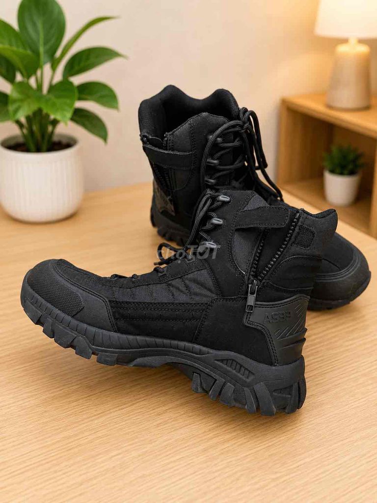 Giày boot nam da lộn đen size 45. Mua bán Giày dép tại Quận Tân Bình Tp Hồ Chí Minh được đăng bởi Nhi Nguyen hình 1