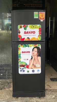 Tủ lạnh Sanyo 145 lít êm tiết kiệm lạnh nhanh🖤
