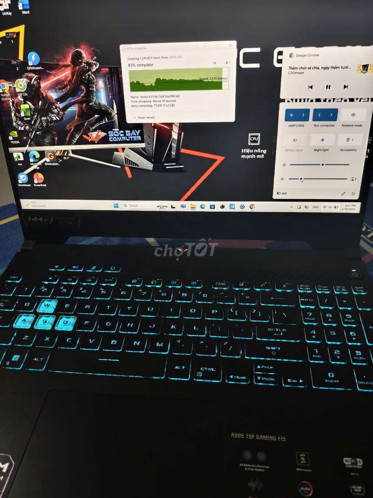 Asus TUF Gaming F15 i5-12500H 16GB/1TB. Mua bán Laptop tại Thành phố Tam Kỳ Quảng Nam được đăng bởi hiep hình 1