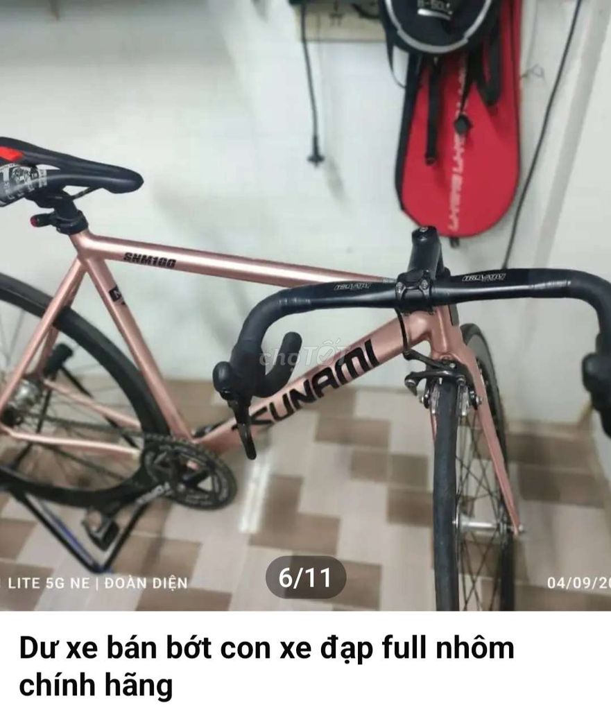 Xe đạp thể thao Tsunami Nhôm Hồng. Mua bán Xe đạp tại Thị xã Tân Uyên Bình Dương được đăng bởi Đoàn Diện hình 3