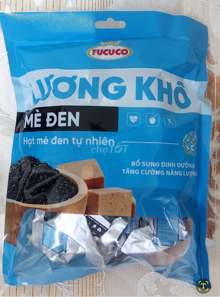 1 TÚI LƯƠNG KHÔ FUCUCO VỊ MÈ ĐEN 45 K