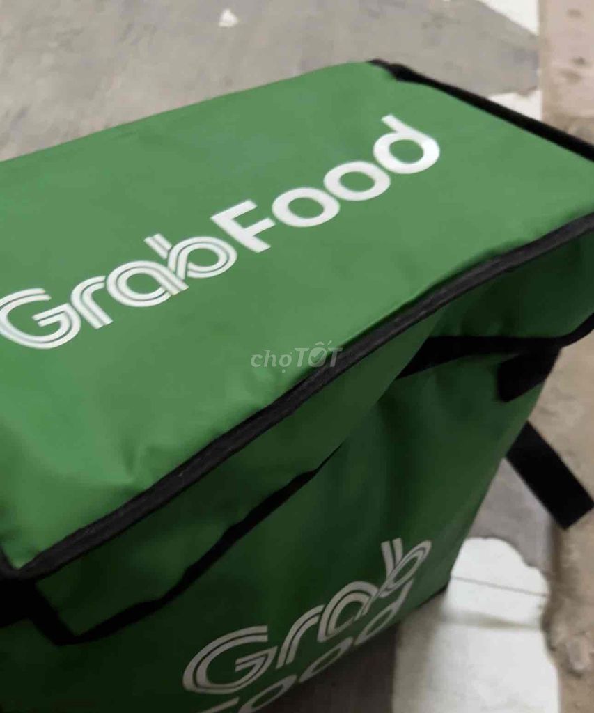 Túi giữ nhiệt GrabFood Xanh lá. Mua bán Túi xách tại Quận Gò Vấp Tp Hồ Chí Minh được đăng bởi Nguyễn Văn Uy hình 1