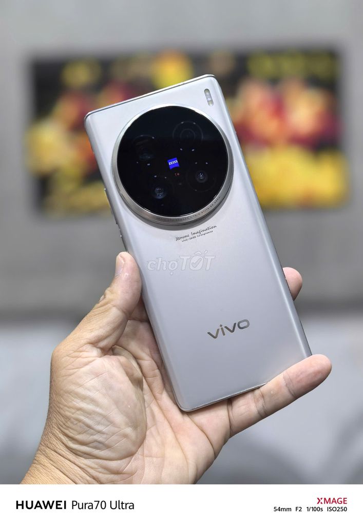 Vivo X100 Ultra Xám 16.512Gb Fullbox Xách Tay