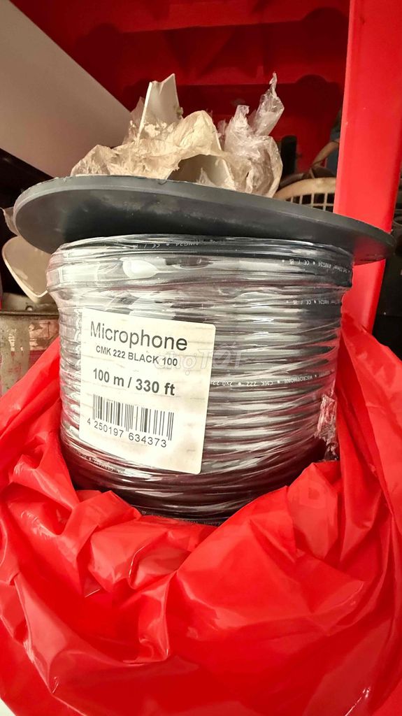 Dây tín hiệu Microphone CMK 222 BLACK 100m Đen Đức. Mua bán Tivi, Âm thanh tại Quận Ninh Kiều Cần Thơ được đăng bởi Đại hình 1