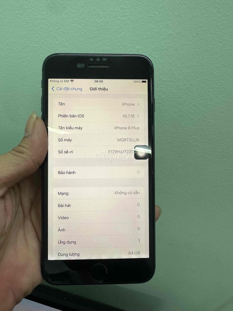 iPhone 8 Plus 64GB Đen Đã qua sử dụng. Mua bán Điện thoại tại Quận Tân Phú Tp Hồ Chí Minh được đăng bởi Phùng Thiện Mobile hình 1