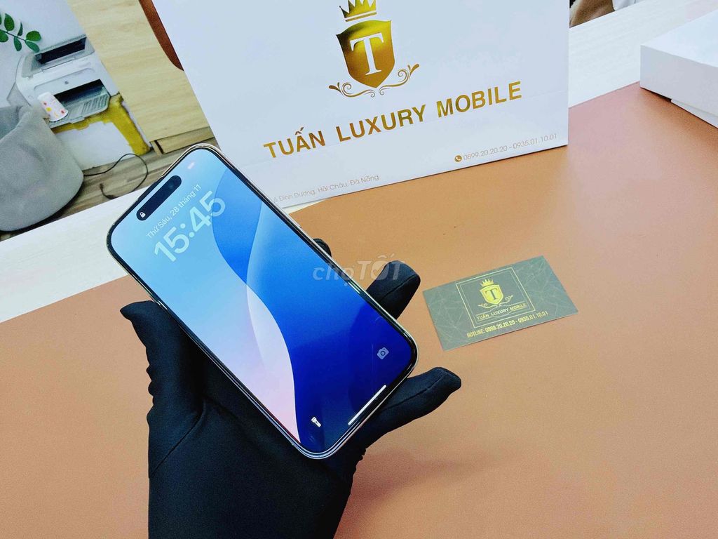iPhone 15 Pro 128G tự nhiên Mỹ nguyên zin Trả Góp. Mua bán Điện thoại tại Quận Hải Châu Đà Nẵng được đăng bởi TUẤN LUXURY MOBILE ĐÀ NẴNG hình 1