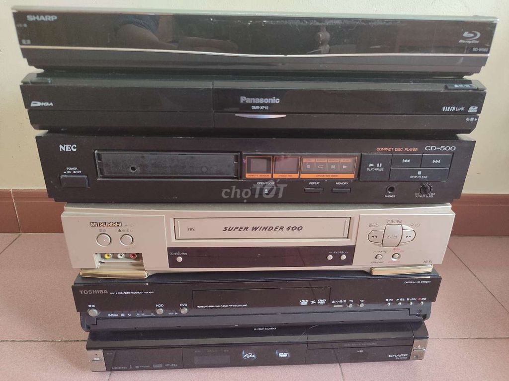 Thanh lý 6 đầu đĩa, đầu VHS Lỗi. Mua bán Tivi, Âm thanh tại Quận 6 Tp Hồ Chí Minh được đăng bởi Nguyễn Thọ hình 1