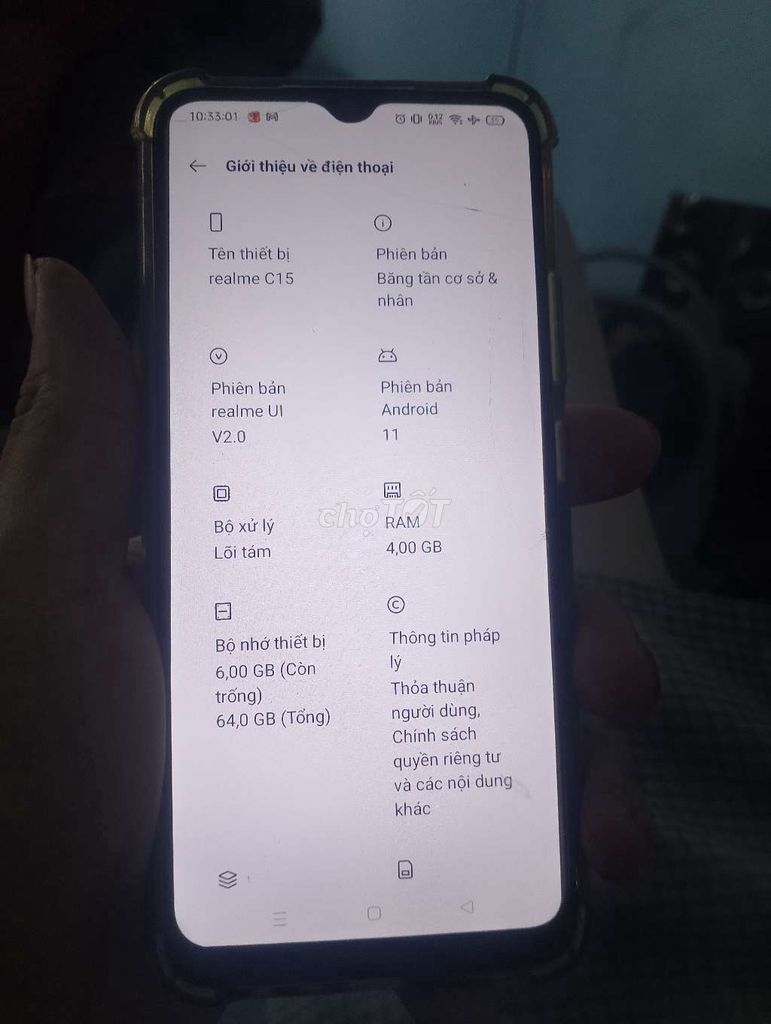 Realme C15 64GB Xanh dương pin 6000