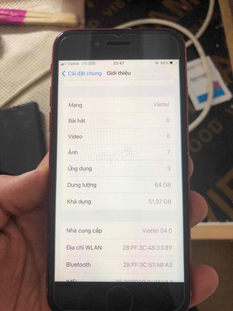 Apple iPhone 8 (PRODUCT)RED 64GB Đỏ Đã qua sử dụng. Mua bán Điện thoại tại Quận Đống Đa Hà Nội được đăng bởi Đặng Công Thành hình 1