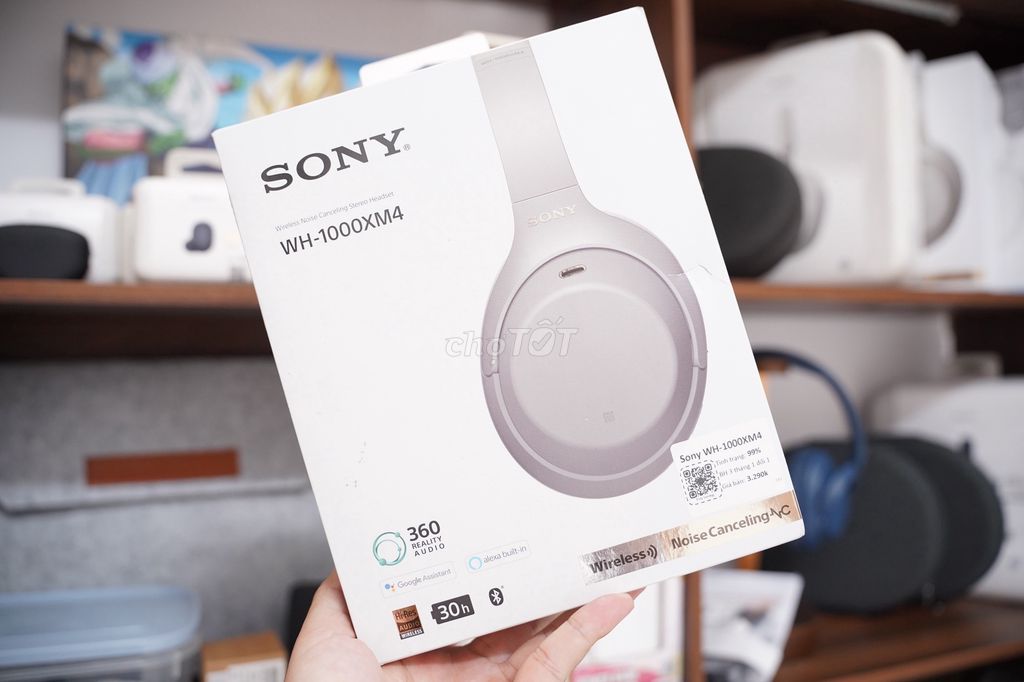 Sony WH-1000XM4 màu be full box. Mua bán Tivi, Âm thanh tại Quận Bình Tân Tp Hồ Chí Minh được đăng bởi Huy Lương hình 1