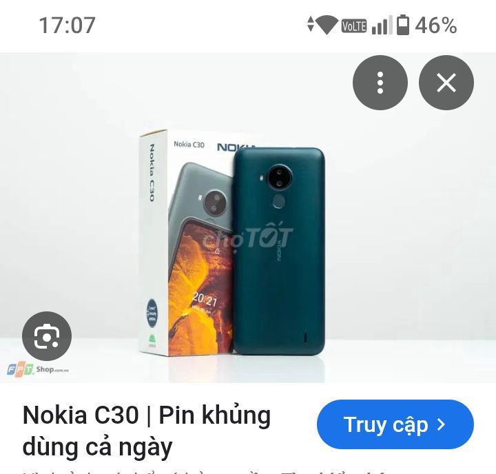 Nokia C30 Xanh Pin khủng. Mua bán Điện thoại tại Quận Tân Phú Tp Hồ Chí Minh được đăng bởi Phung hình 1