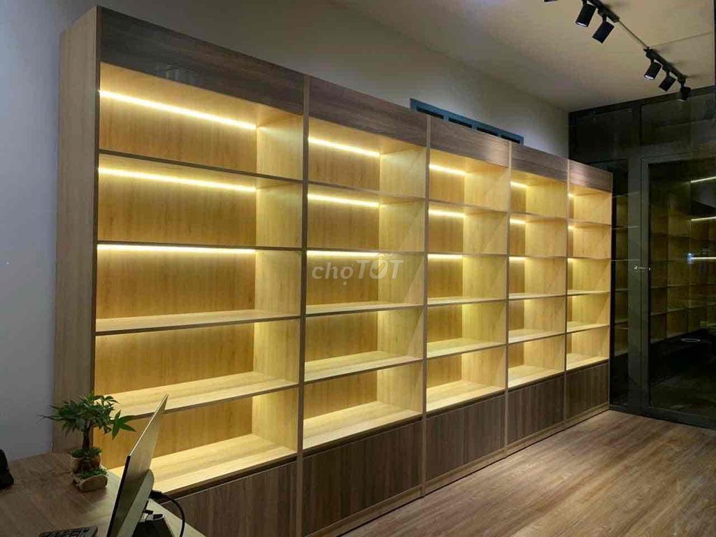 Tủ trưng bày Tủ kệ trưng bày gỗ mdf