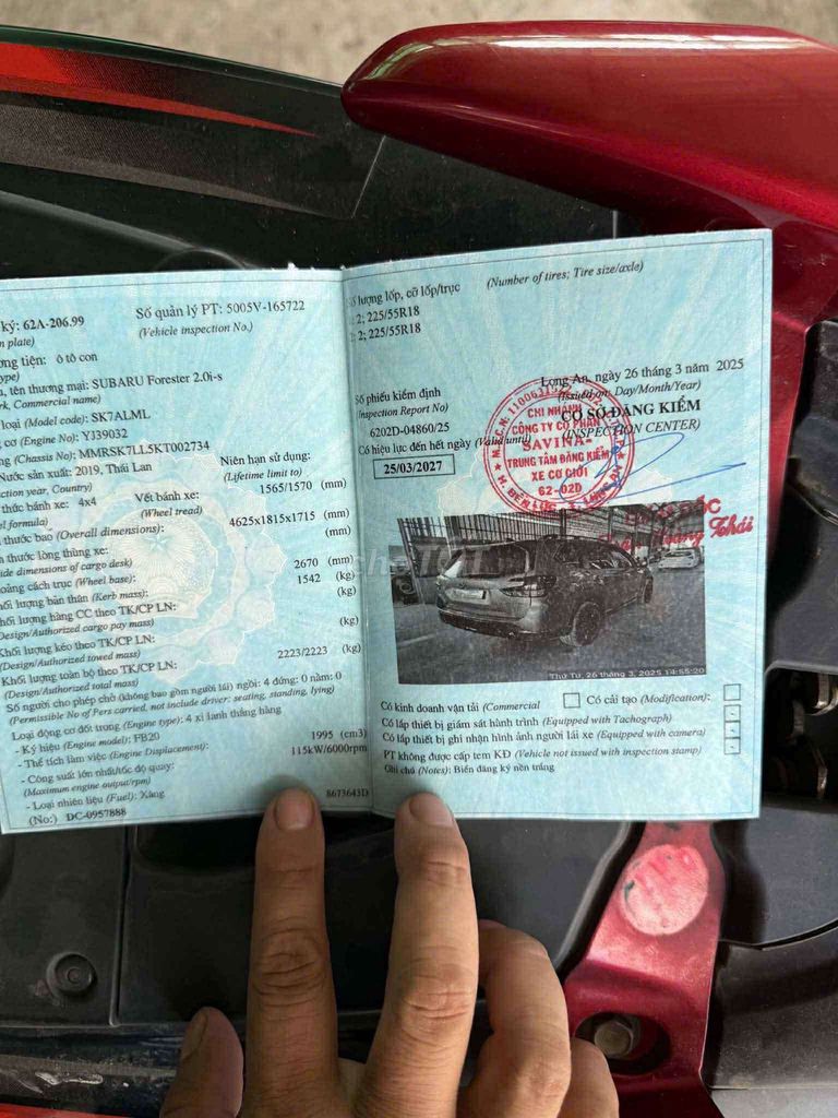 Subaru Forester 2.0i-S 2019 Nâu 159731 km. Mua bán Ô tô tại Huyện Đức Hòa Long An được đăng bởi nguyễn duy khoa hình 9