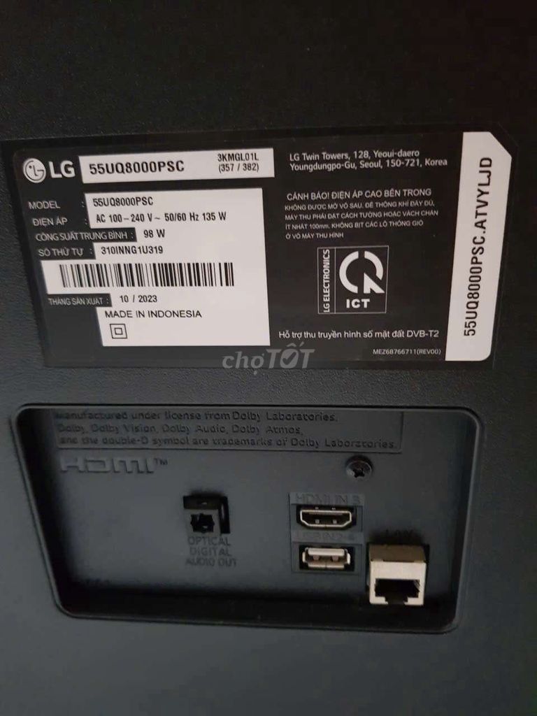 Tivi LG 55UQ8000PSC. Mua bán Tivi, Âm thanh tại Quận Sơn Trà Đà Nẵng được đăng bởi Phượng Hoàng hình 1