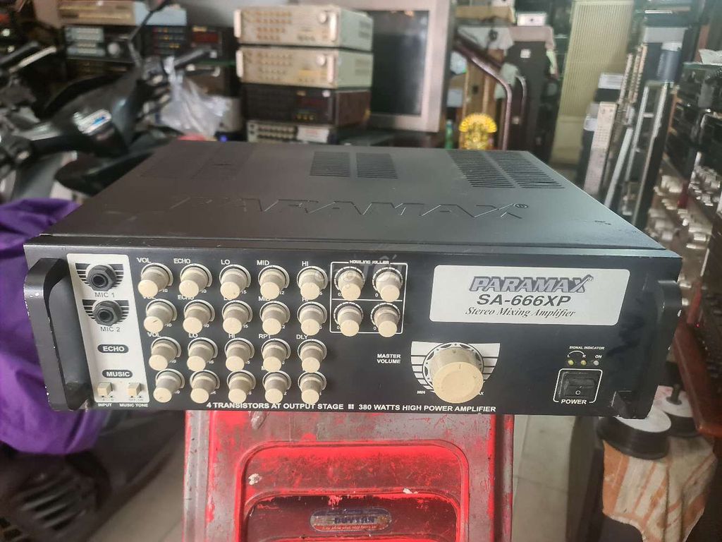 Ampli paramax Sa 666XP (hãng/đen