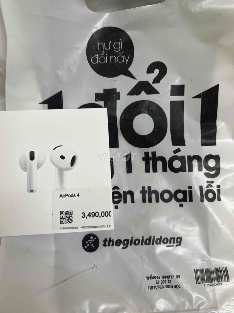 Airpods 4 chính hãng new 100%