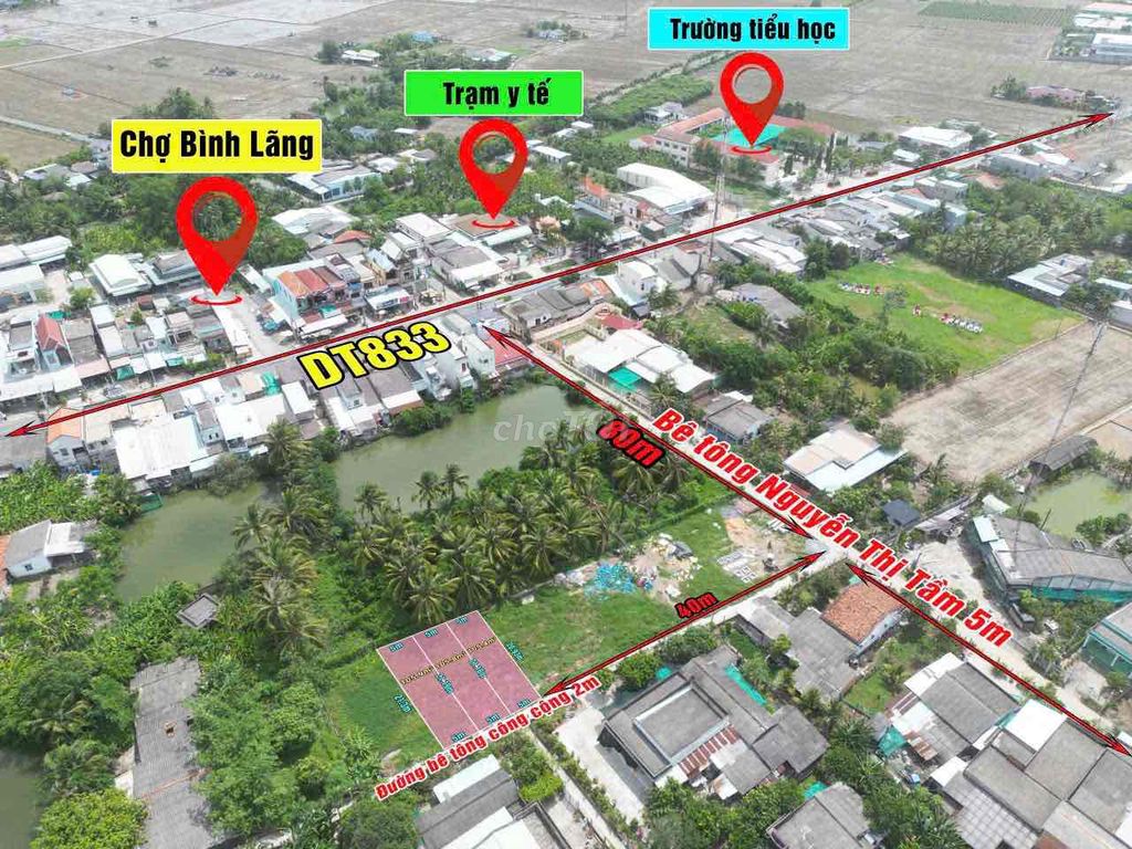 105m2 thổ cư ngay chợ Bình Lãng_Tân trụ