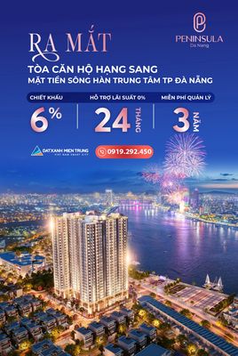 Peninsula Đà Nẵng - 660 triệu sở hữu căn hộ cao cấp, trả góp 0%
