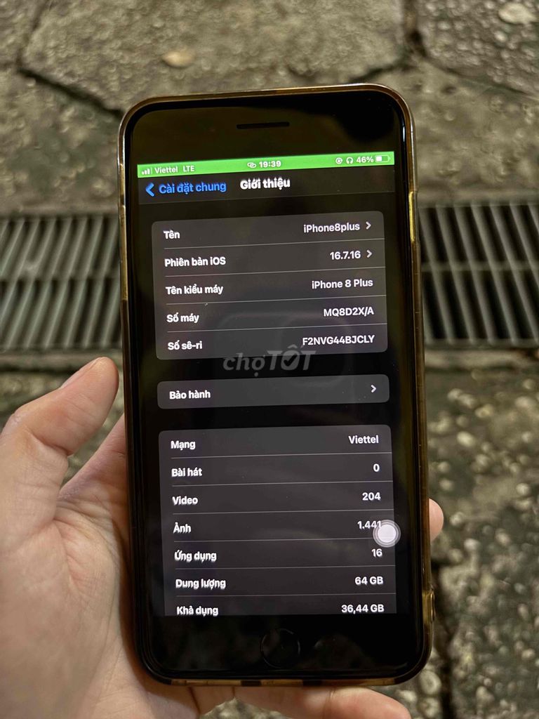 Apple iPhone 8 Plus 64GB Vàng. Mua bán Điện thoại tại Quận Bình Thạnh Tp Hồ Chí Minh được đăng bởi Bông xinh hình 1