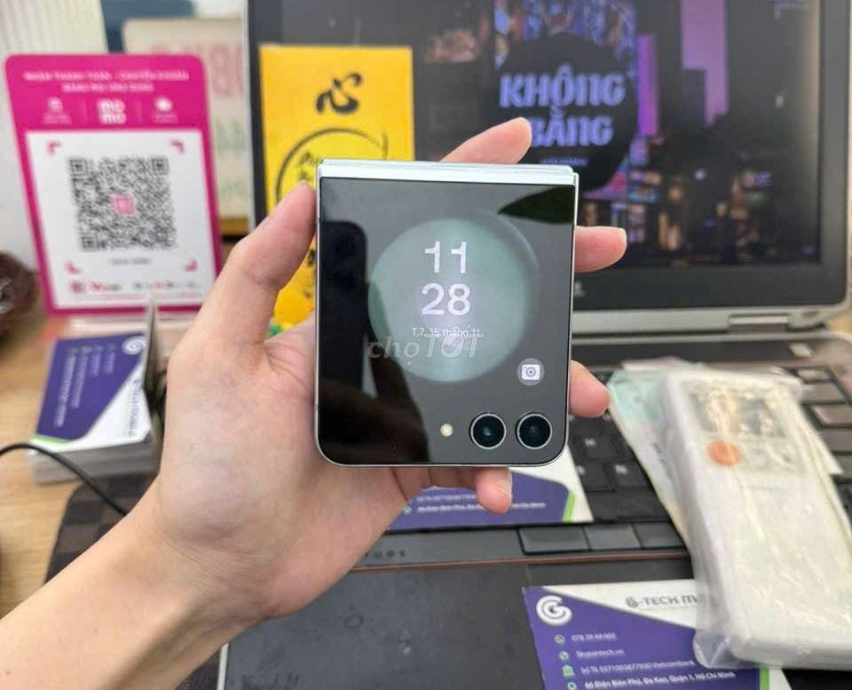 Galaxy Z Flip5 Xanhmint đẹp,zin  có ship nhanh. Mua bán Điện thoại tại Quận Gò Vấp Tp Hồ Chí Minh được đăng bởi Minh phương hình 1