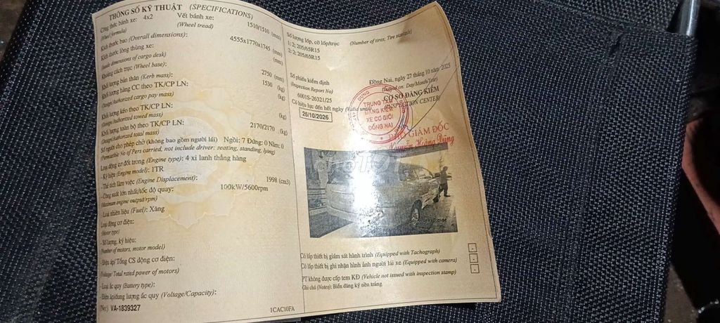 Toyota Innova G 2011 Bạc. Mua bán Ô tô tại Thành phố Biên Hòa Đồng Nai được đăng bởi Vinh hình 7