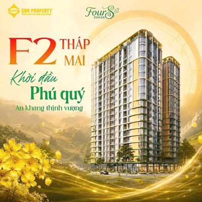 Apartment 33 m² · 1 bed · FourS Tower