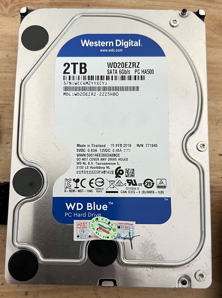 Ổ  HDD Western 2T tháo máy đẹp. Mua bán Linh kiện (RAM, Card...) tại Quận Tây Hồ Hà Nội được đăng bởi MayTinhGiaReHaNoi hình 1