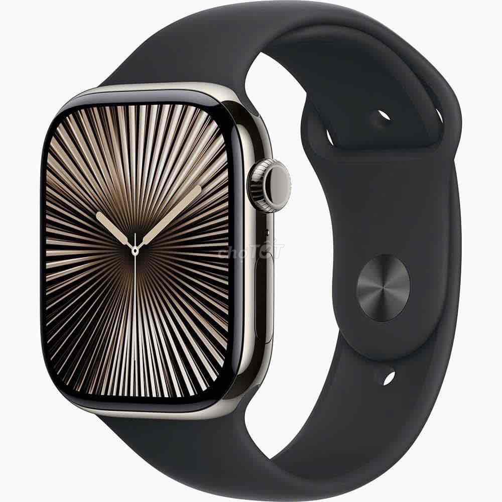 Bán đh apple watch sr9:45 Thep đen newseal esim