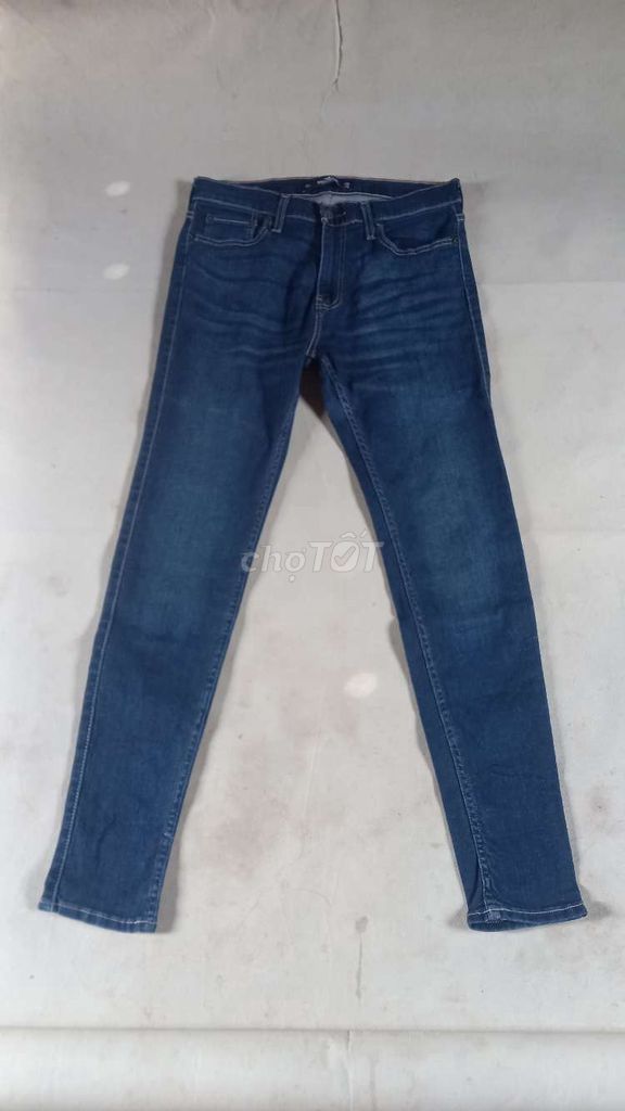 Quần jean nam Hollister Cotton co giãn Xanh đậm 31. Mua bán Quần áo tại Huyện An Phú An Giang được đăng bởi bảo đồ si  hình 1