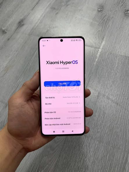 Xiaomi Redmi Note 14 Pro 5G 512GB Vàng hồng. Mua bán Điện thoại tại Quận 1 Tp Hồ Chí Minh được đăng bởi Hội Đồ Điện Tử hình 1