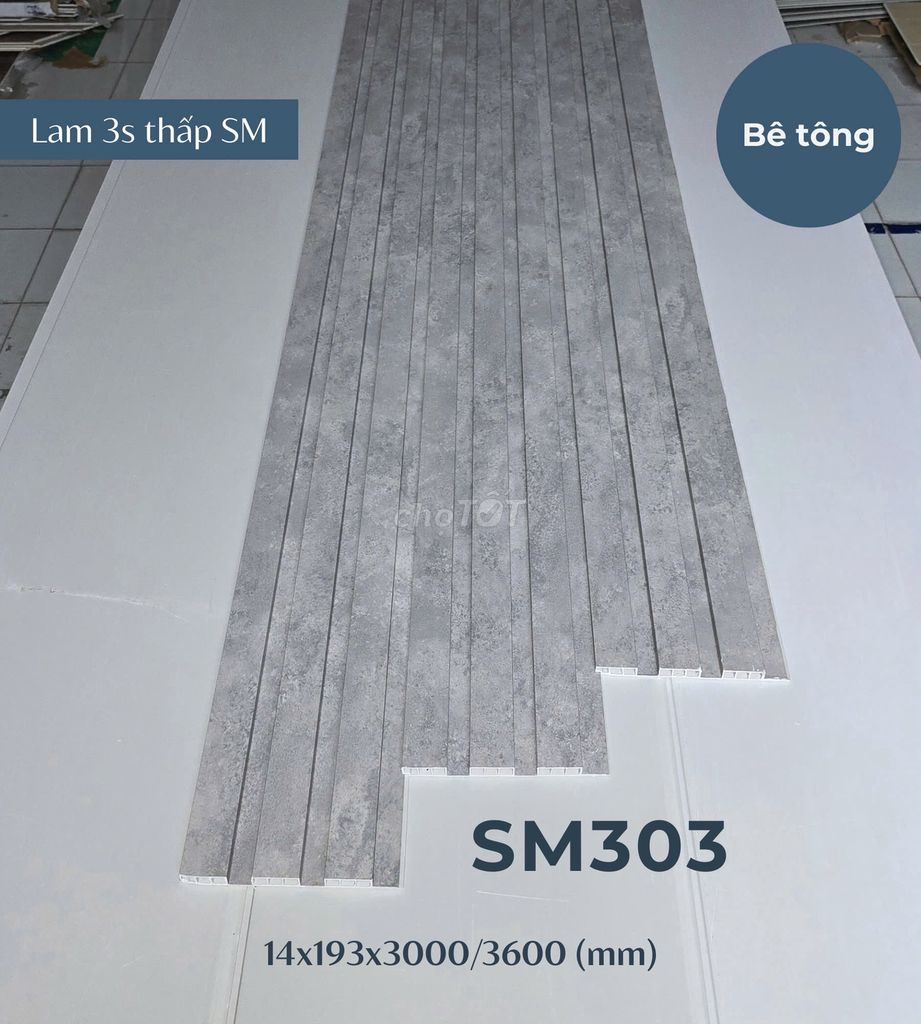 Tấm ốp Nano Lam 3 sóng SM ( Siêu Cứng )