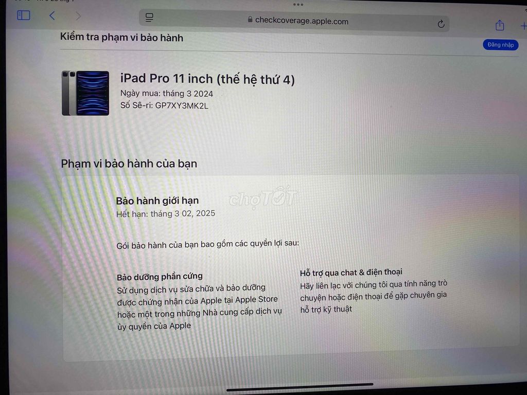 Em cần bán ipad pro m2 11inch pin 95 móp nhẹ