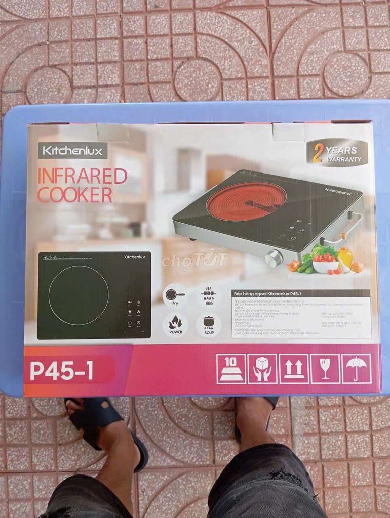 Bếp từ hồng ngoại Kitchenlux P45-1 Đen. Mua bán Bếp, lò, đồ điện nhà bếp tại Thành phố Thuận An Bình Dương được đăng bởi Thích Đồ Cũ hình 1